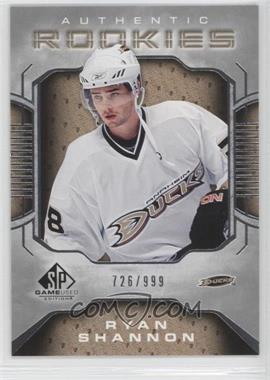 2006-07 SP Game Used Edition - [Base] #102 - Authentic Rookies - Ryan Shannon /999