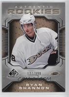 Authentic Rookies - Ryan Shannon #/999