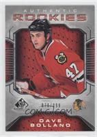 Authentic Rookies - Dave Bolland #/999