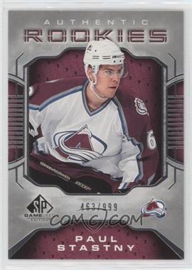 2006-07 SP Game Used Edition - [Base] #111 - Authentic Rookies - Paul Stastny /999