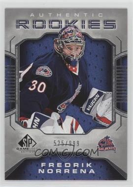 2006-07 SP Game Used Edition - [Base] #112 - Authentic Rookies - Fredrik Norrena /999 [EX to NM]