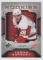 Authentic Rookies - Tomas Kopecky #/999