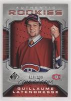 Authentic Rookies - Guillaume Latendresse #/999