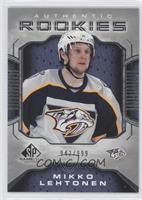 Authentic Rookies - Mikko Lehtonen #/999