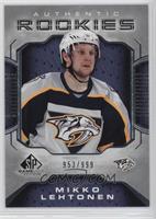 Authentic Rookies - Mikko Lehtonen #/999