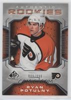 Authentic Rookies - Ryan Potulny #/999