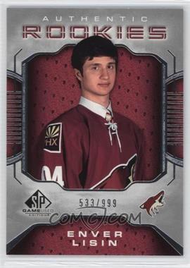 2006-07 SP Game Used Edition - [Base] #141 - Authentic Rookies - Enver Lisin /999