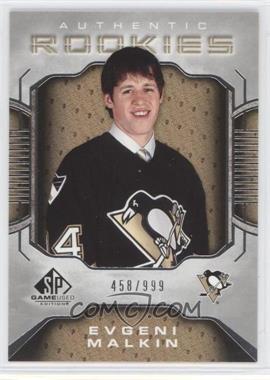 2006-07 SP Game Used Edition - [Base] #149 - Authentic Rookies - Evgeni Malkin /999