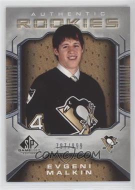 2006-07 SP Game Used Edition - [Base] #149 - Authentic Rookies - Evgeni Malkin /999