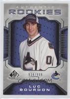 Authentic Rookies - Luc Bourdon #/999