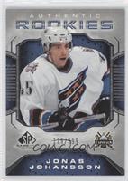 Authentic Rookies - Jonas Johansson #/999