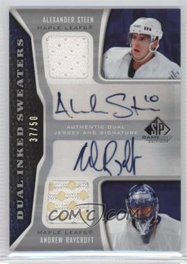 2006-07 SP Game Used Edition - Dual Inked Sweaters #IS2-RS - Alexander Steen, Andrew Raycroft /50