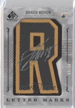 2006-07 SP Game Used Edition - Letter Marks #LM-BM - Brenden Morrow /50