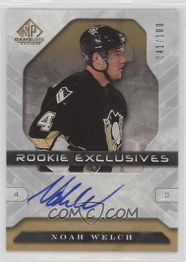 2006-07 SP Game Used Edition - Rookie Exclusives Autographs #RE-NW - Noah Welch /100