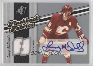 2006-07 SPx - [Base] - Spectrum #125 - Autographed Flashback Fabrics - Lanny McDonald /25