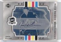 Rookie Auto Jersey - Jeremy Williams #/1