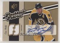 Autographed Flashback Fabrics - Cam Neely