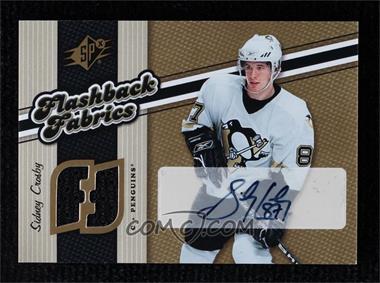 2006-07 SPx - [Base] #134 - Autographed Flashback Fabrics - Sidney Crosby