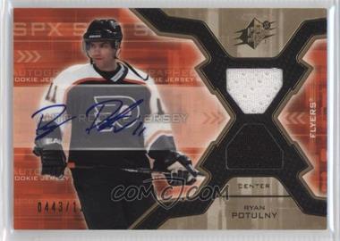 2006-07 SPx - [Base] #167 - Rookie Auto Jersey - Ryan Potulny /1299