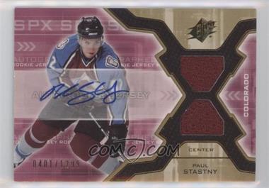 2006-07 SPx - [Base] #186 - Rookie Auto Jersey - Paul Stastny /1299