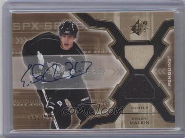 2006-07 SPx - [Base] #193 - Rookie Auto Jersey - Evgeni Malkin /799