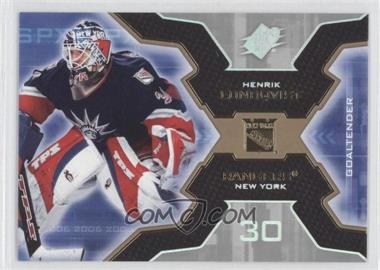 2006-07 SPx - [Base] #67 - Henrik Lundqvist