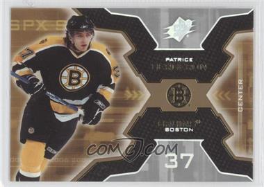 2006-07 SPx - [Base] #7 - Patrice Bergeron