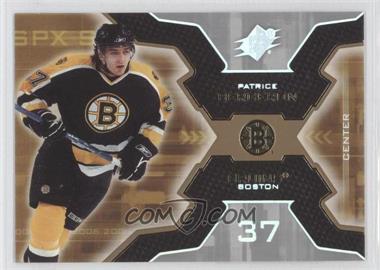 2006-07 SPx - [Base] #7 - Patrice Bergeron