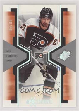 2006-07 SPx - SPXcitement - Spectrum #X73 - Peter Forsberg /99