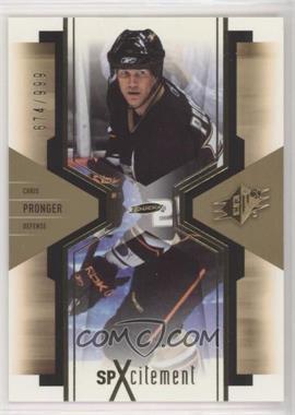 2006-07 SPx - SPXcitement #X1 - Chris Pronger /999