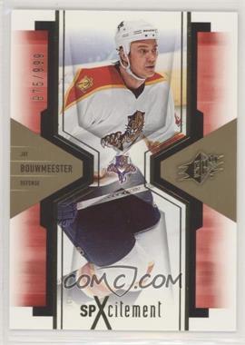 2006-07 SPx - SPXcitement #X42 - Jay Bouwmeester /999