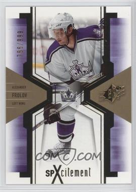 2006-07 SPx - SPXcitement #X47 - Alexander Frolov /999