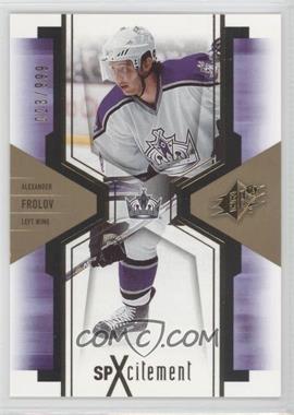 2006-07 SPx - SPXcitement #X47 - Alexander Frolov /999