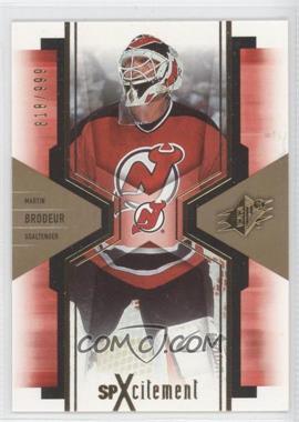 2006-07 SPx - SPXcitement #X60 - Martin Brodeur /999