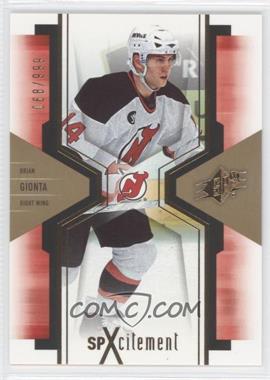 2006-07 SPx - SPXcitement #X62 - Brian Gionta /999