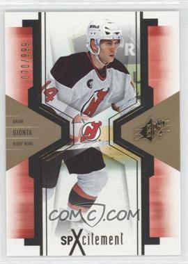 2006-07 SPx - SPXcitement #X62 - Brian Gionta /999