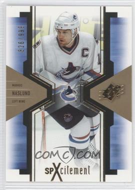 2006-07 SPx - SPXcitement #X96 - Markus Naslund /999