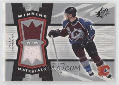 2006-07 SPx - Winning Materials - Spectrum #WM-AT - Alex Tanguay /99