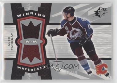 2006-07 SPx - Winning Materials - Spectrum #WM-AT - Alex Tanguay /99