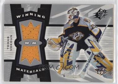 2006-07 SPx - Winning Materials - Spectrum #WM-TV - Tomas Vokoun /99