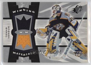 2006-07 SPx - Winning Materials - Spectrum #WM-TV - Tomas Vokoun /99