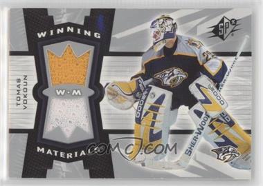 2006-07 SPx - Winning Materials - Spectrum #WM-TV - Tomas Vokoun /99