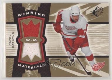 2006-07 SPx - Winning Materials #WM-PD - Pavel Datsyuk