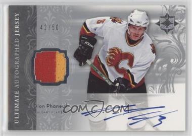 2006-07 Ultimate Collection - Autographed Jerseys #AJ-PH - Dion Phaneuf /50
