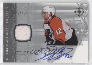 2006-07 Ultimate Collection - Autographed Jerseys #AJ-SG - Simon Gagne /50