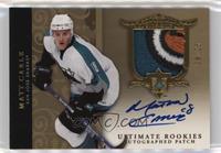 Autographed Ultimate Rookies - Matt Carle #/25