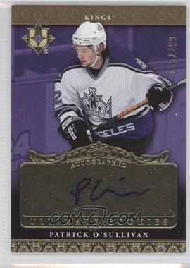 2006-07 Ultimate Collection - [Base] #115 - Autographed Ultimate Rookies - Patrick O'Sullivan /299