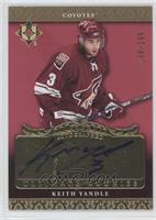 Autographed Ultimate Rookies - Keith Yandle #/299