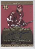 Autographed Ultimate Rookies - Keith Yandle #/299