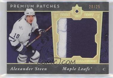 2006-07 Ultimate Collection - Premium Swatches - Patches #PS-AS - Alexander Steen /25